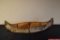 Vintage Handmade Decorative Birch Canoe
