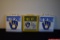 3 Vintage Milwaukee Brewers Seat Cushions