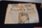 Various Papers and Presidential Statues and political buttons, Kennedy and more