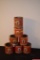 Vintage Prince Albert Crimp Cut Pipe and Cigarette Tobacco Tin Can Cans Qty 7