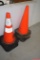 11 Plastic Safety Construction Cones 14x14x28