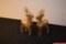 Pair Decorative Plastic Deer 15