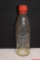1996 Vintage Clear Embossed Glass German Coca-Cola Track Athlete Bottle