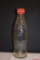 1997 Vintage Clear Embossed Glass German Coca-Cola Swimming Athlete Bottle