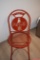 Vintage Coca-Cola Red Metal Folding Chair 1998 With Original Tag