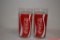 Lot of 2 Vintage Coca-Cola Glass With Can Wrap Multi Language