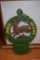 John Deere Tractor Vintage Cast Metal Advertising Sign