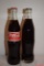 Vintage Glass German Coca-Cola Bottle Koffeinhaltig Limonade Embossed Logo