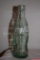3 Vintage Green Southern 6.5 Ounce Glass Coca-Cola Bottles