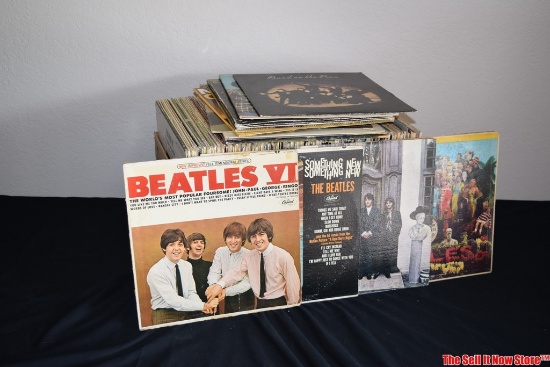 Misc. Record Albums 33 1/3 RPM Vintage, various artists including Beatles, etc.