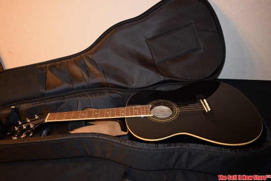 Greg Bennett Design 6-String Accoustic Guitar with Bag ST9-1/BK