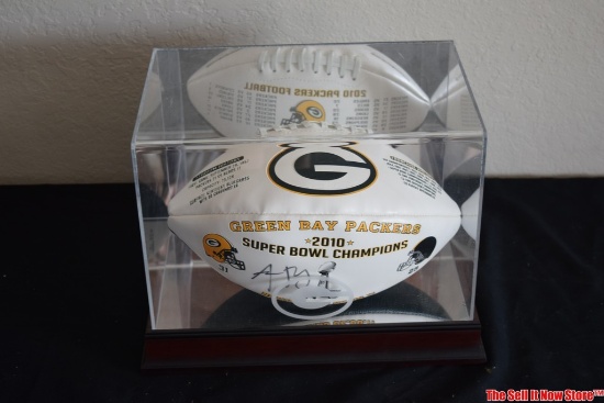 Autographed 2010 Superbowl Champions Football North Texas 2-6-2011