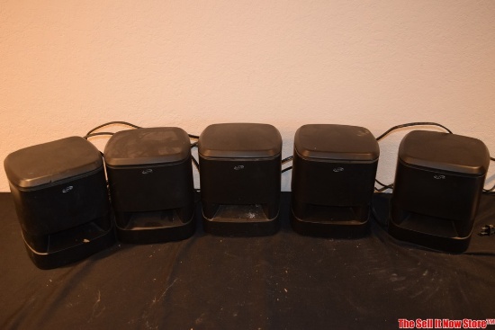 Lot of 5 iLive powered bluetooth speakers, no controller