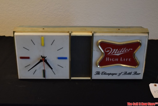 Miller High Life Lighted Clock Works