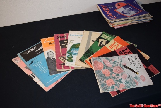 Various Sheet Music Vintage