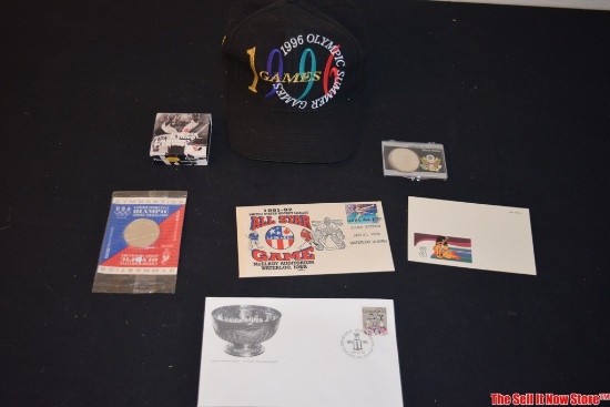 USA Gymnastics & 1996 Olympics Memorabilia American Eagle Silver & Royal Canadian Mint dollar
