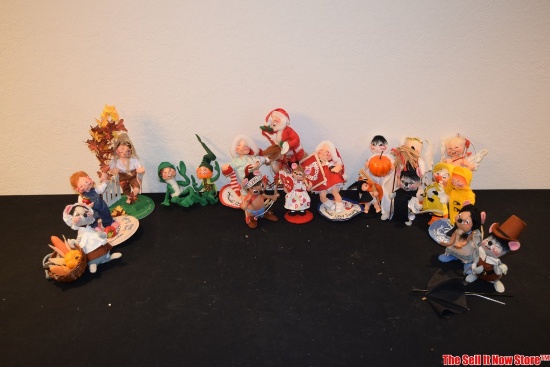 Vintage Annalee Dolls Decor Decorative Holiday