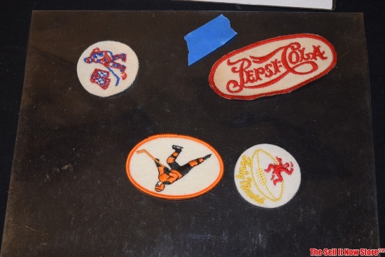 Various Oakland Raiders San Diego Chargers and other Pepsi Cola Sports Patches