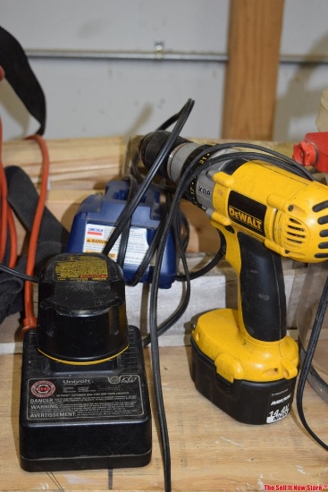 DEWALT XRP Cordless Drill with Two Batteries with Chargers