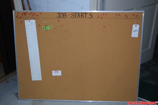Bulletin board and portable drafting table