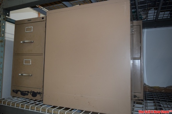 Quantity 4, two drawer filing cabinets