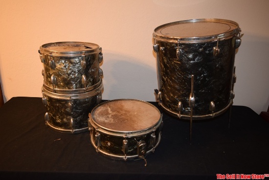 1962 Slingerland Chicago Drum Set with Snare No Bass Drum