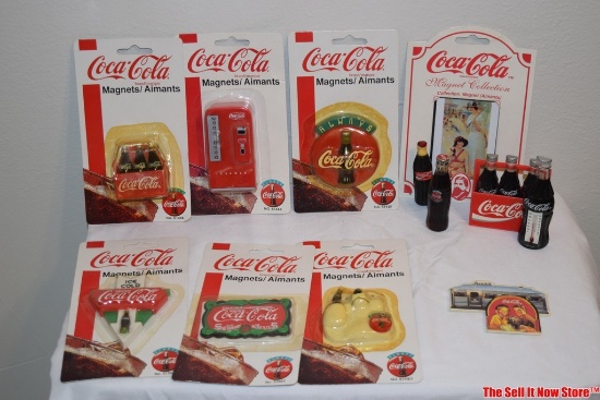 Lot of 12 Vintage Coca-Cola Magnets Crate Vending Machine