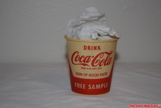 Vintage Paper Have A Coke Free Sample Cup