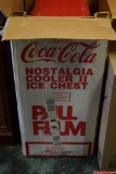 Coke Coca Cola Nostalgia Cooler Ice Chest in Box