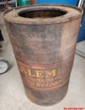 Early Alemite Transmission Fluid Barrel Advertising Automotive