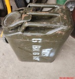Vintage Green 5 Gallon USMC Jerry Gas Can