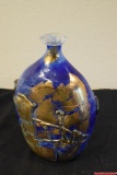 Decorative Art Glass Vase 2006, in the style of Jean-Claude Navarro.