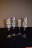 Lot of 1995 & 1997 Miami International Boat Show Glasses Kohler Marine Generators Promotional Set
