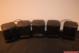 Lot of 5 iLive powered bluetooth speakers, no controller