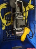 Hard Top Winch for Corvette or Jeep Electric Rope Hoist 440# with Control