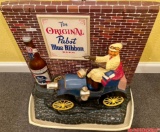 1960 Pabst Blue Ribbon PBR Light Up Animated Beer Sign