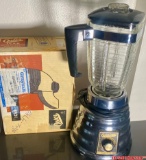 Vintage Oster Osterizer Custom 462 Beehive Blender w/ Icer Attachment