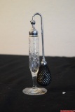 Antique DeVilbiss Collectible Decorative Cut Glass French Perfume Atomizer