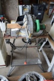 HITACHI C8FB Miter Saw with Black and Decker Stand