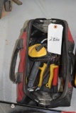 bag of various hand tools as shown