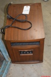 Portable infared heater with remote