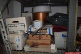 Shelf contents including flooring and building supplies