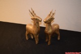 Pair Decorative Plastic Deer 15
