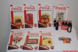 Lot of 12 Vintage Coca-Cola Magnets Crate Vending Machine