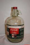 Vintage 1-gallon Coca-Cola Syrup Jug For Fountain Soda Glass With Label And Cap
