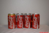 Lot of Vintage Coca-Cola Cans 1995 Collectors Series Pittsburgh Steelers 1994 MLB All-Star Game
