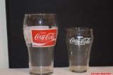 Vintage Coca-Cola Cup Rad-Weltmeisterschaften Schweiz & Miniature Trink Coca-Cola Fountain Glass