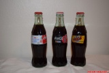 Lot of Vintage Coca-Cola Glass Bottles 1998 Nascar 1996 Classic Las Vegas World of Coke