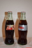 Vintage 2003 Diet Coke Glass Bottle 1995 Christmas Santa Coca-Cola Classic Bottle