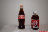Vintage Coca-Cola Classic Glass Full Bottles